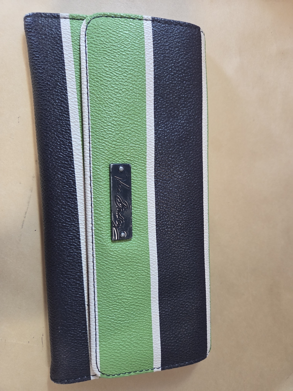 🍍Vera Bradley Lucky Stripe Trifold Wallet